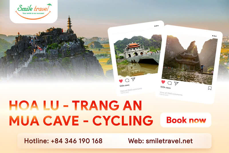 Ninh Binh 1 day itinerary: Hoa Lu – Trang An – Mua Cave – Cycling